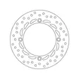 Brembo Serie Oro bromsskiva - Bromsskivor - D6280 - 1