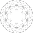 Brembo Serie Oro flytande bromsskiva - Bromsskivor - D88200 - 1