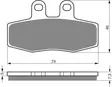 GOLDFREN Bromsbelägg 010 Ceramic carbon - Bromsbelägg - D26410 - 1