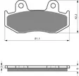 GOLDFREN Bromsbelägg 010 Ceramic carbon - Bromsbelägg - D26410 - 0