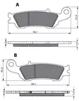 GOLDFREN Bromsbelägg 248 Ceramic Carbon - Bromsbelägg - D19320 - 2