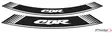 Puig Kit 8 Rim Strips Cbr C/White - Fälgdekaler - D182440 - 1