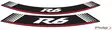 Puig Kit 8 Rim Strips R6 C/Silver - Fälgdekaler - D182450 - 1