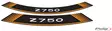 Puig Kit 8 Rim Strips Z750 C/Orange - Fälgdekaler - D182470 - 1