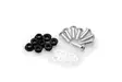Puig Screw Kit C/Silver - Vindskyddsfästen och delar - D87960 - 1