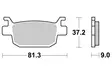 Sbs Bromsklossats Carbon Tech - Bromsbelägg - D113590 - 1