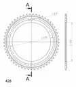 Supersprox Bakdrev Stål 839.53 - Bakdrev - D7250 - 1