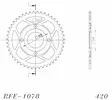 Supersprox / JT Bakdrev Stål 1078.47 - Bakdrev - D111140 - 1