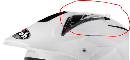 Airoh TRR Vent covers - Visir - D111910 - 1