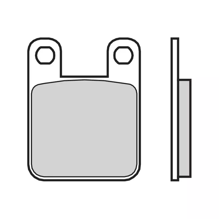 BREMBO Bromsbelägg Carbon Ceramic - Bromsbelägg - D5960 - 1