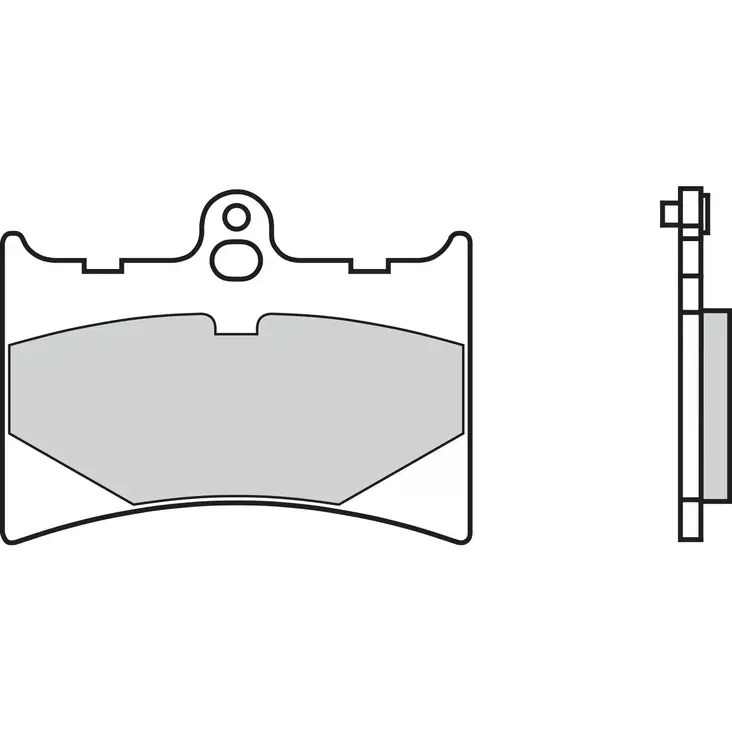 Brembo Bromsbelägg Carbon Ceramic - Bromsbelägg - D6040 - 1