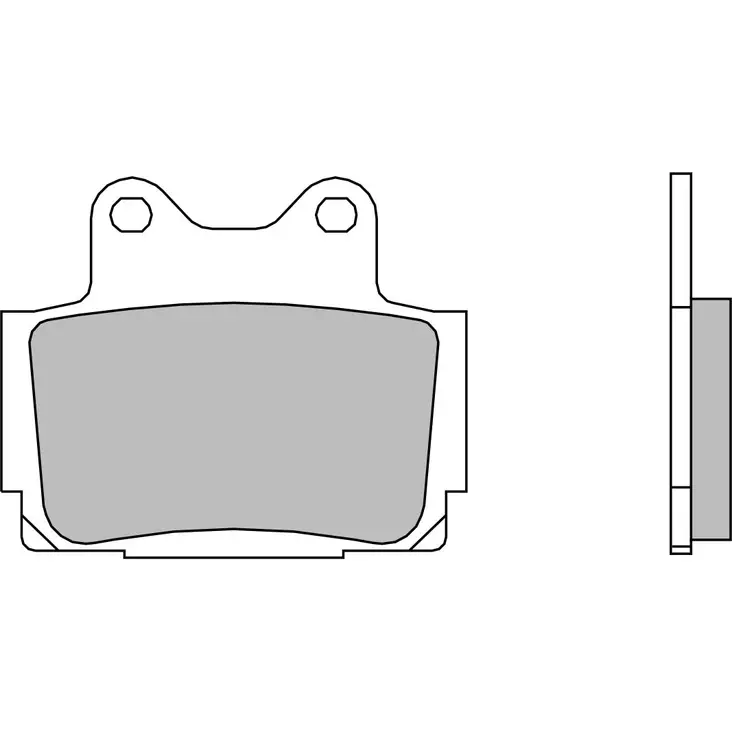 Brembo Bromsbelägg Sintered Rear Road - Bromsbelägg - D6190 - 1