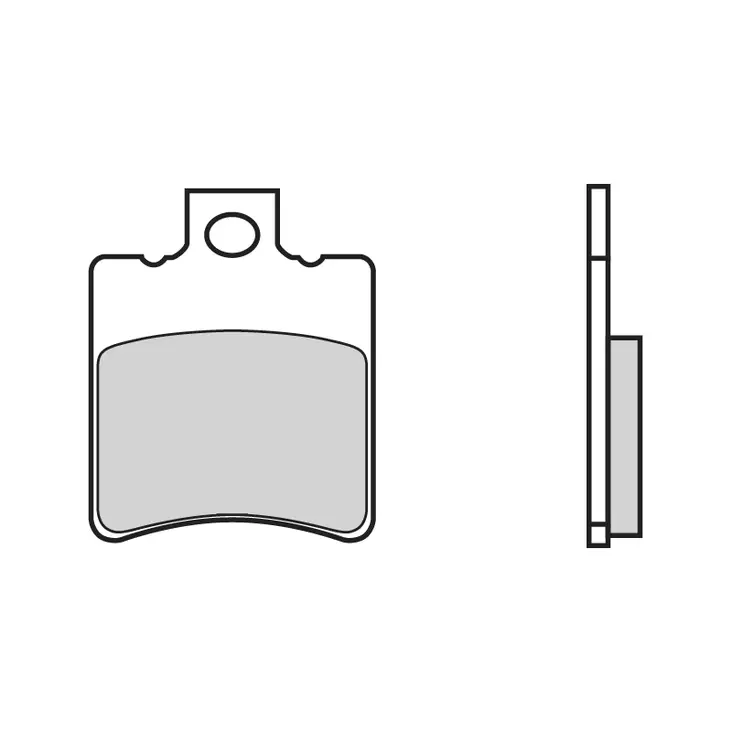Brembo Bromsklossats Carbon-Ceramic - Bromsbelägg - D114160 - 1