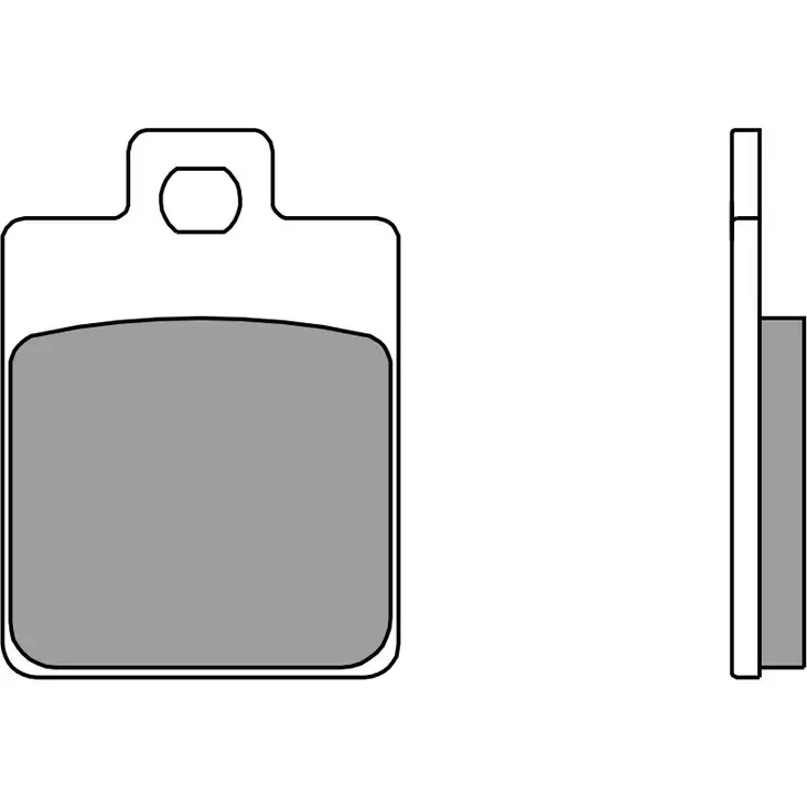 Brembo Bromsklossats Carbon-Ceramic - Bromsbelägg - D94280 - 0
