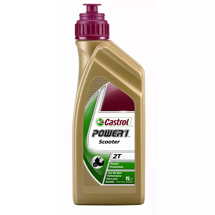 Castrol Power1 Scooter 2T 1L (12) - Motorcykeloljor 2T - D35140 - 1