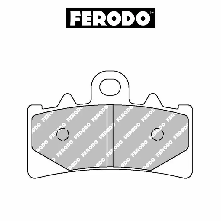 Ferodo brombklossats Sinter Grip Road et - Bromsbelägg - D475690 - 1