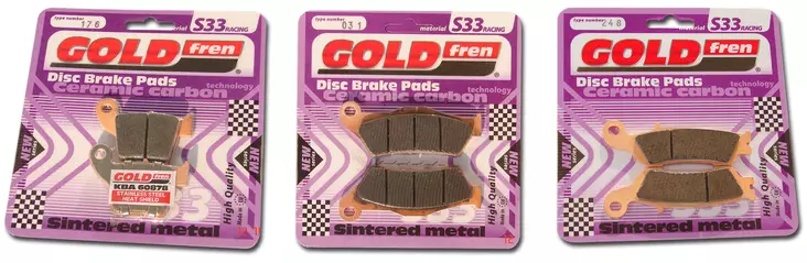 GOLDFREN Bromsbelägg 176 Ceramic Carbon - Bromsbelägg - D19300 - 1