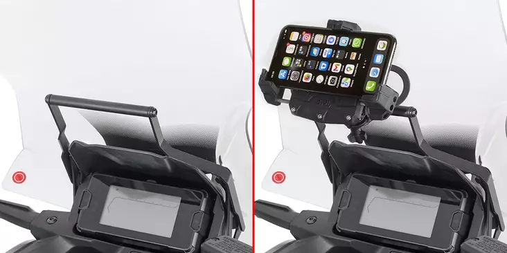 Givi FAIRING UPP. BRACK. FOR S902A/GPS. - GPS & Navigering - D400940 - 1