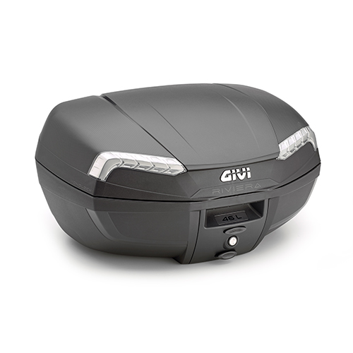 Givi TOPCASE 46L BLACK RIVIERA SMOKE REF - Hårda väskor - D459560 - 1