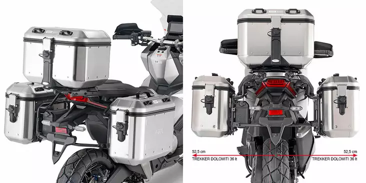 Givi TUB.PANN.HOLDER HONDA X-ADV 750 (20 - Monteringsatser & Pakethållare - D400890 - 1