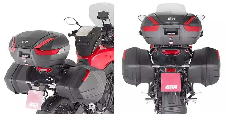 Givi TUB.PANN.HOLDER YAMAHA TRACER 9 (20 - Monteringsatser & Pakethållare - D422790 - 1