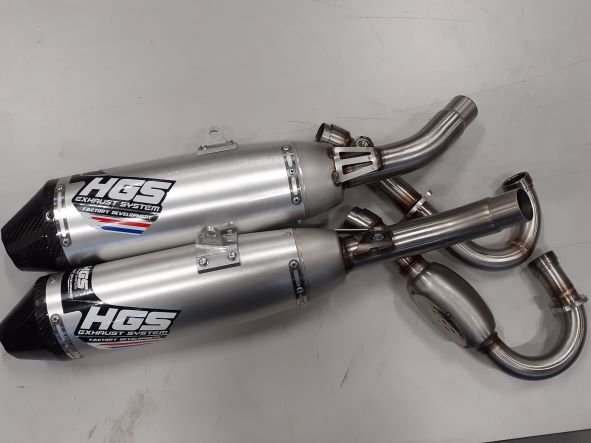 HGS Avgassystem 4T komplett CRF250 18-21 - Komplett avgassystem - D138620 - 1