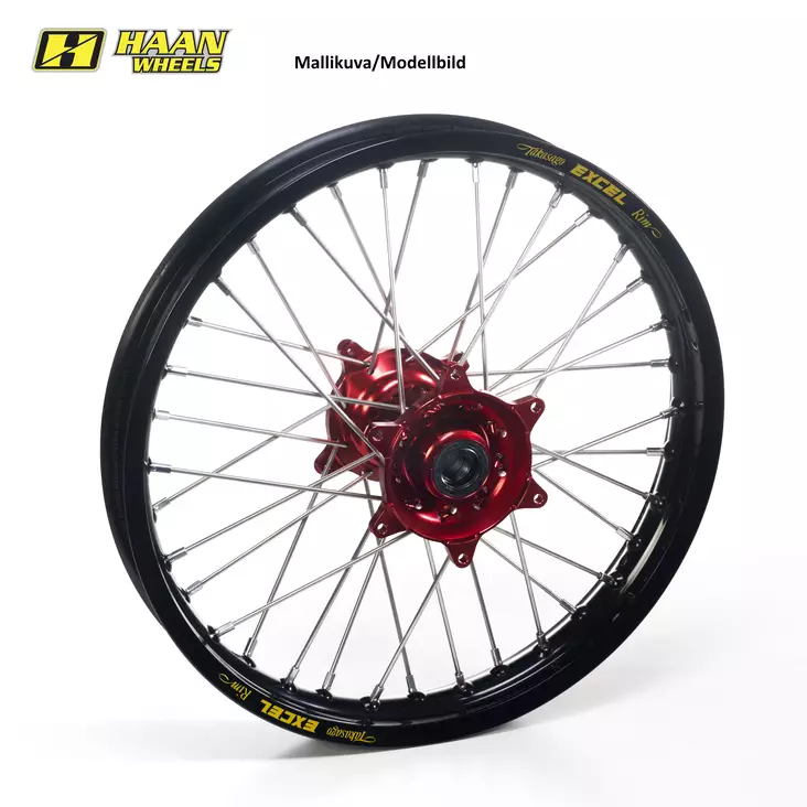 Haan wheel CRF150 07- 16-1,85 RED HUB/BL - Kompletta Hjul - D33850 - 1