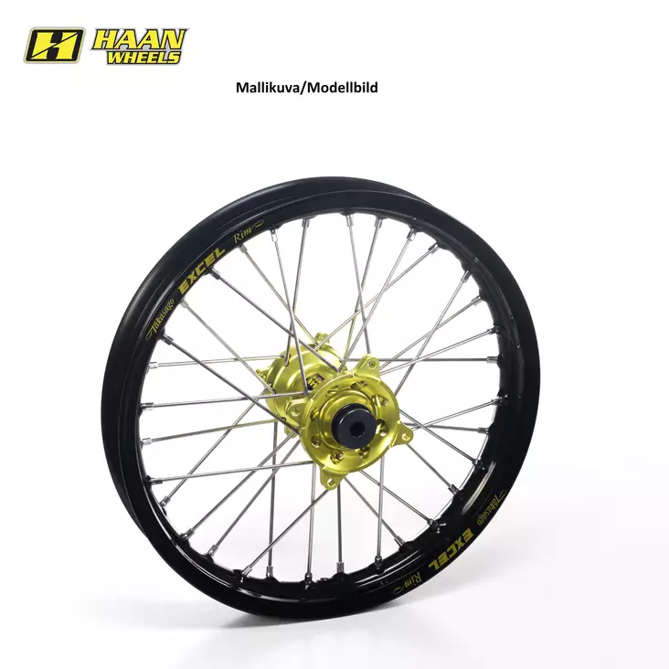 Haan wheel SX65 16-24 12-1,60 BLACK RIM/ - Kompletta Hjul - D203140 - 1