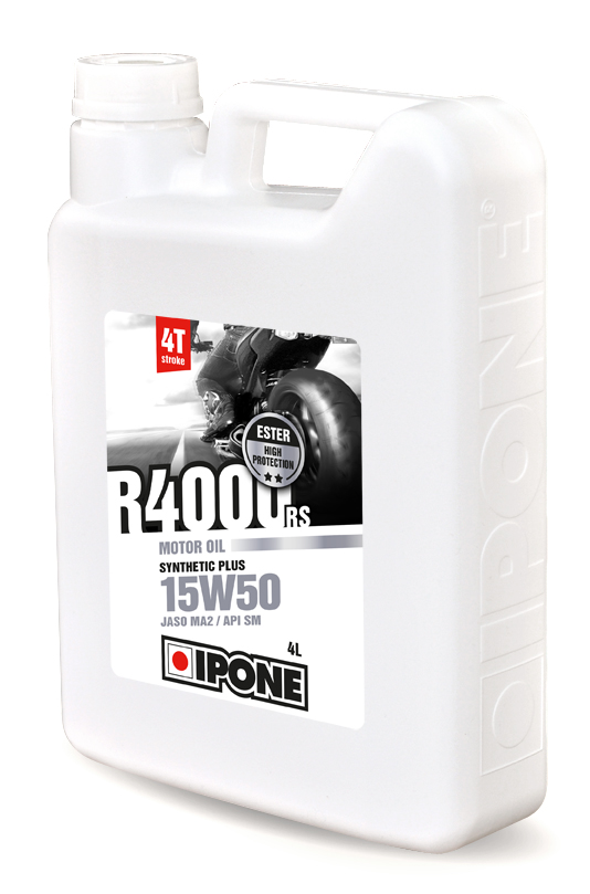 Ipone R4000 RS 15W50 4L (6) - Motorcykeloljor 4T - D71300 - 1
