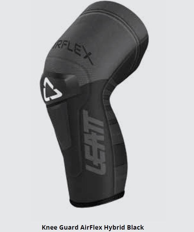 Leatt Knäskydd AirFlex Hybrid Svart - MC Knä, Armbåg och Axelskydd - D334030 - 1