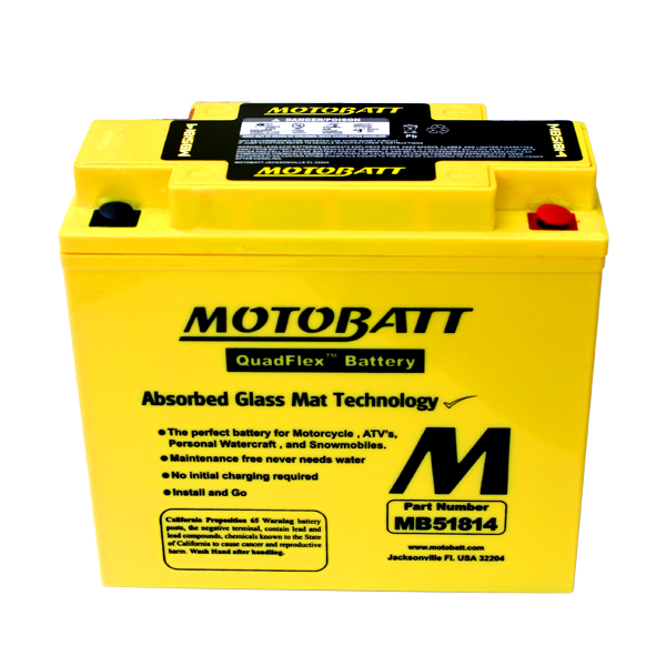 Motobatt MB51814 batteri - Batterier - D2780 - 1