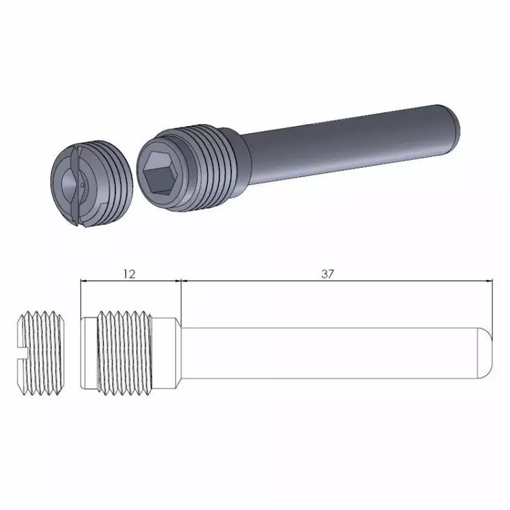 Moto-Master Bromstapp Front DRZ400 00-09 - Övriga Bromsdelar - D134730 - 1