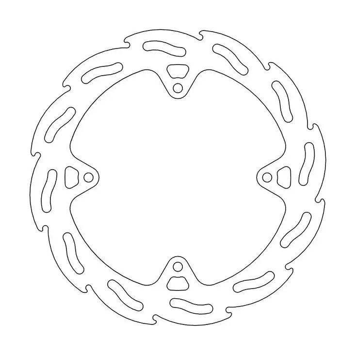 Moto-Master Flame Bromsskiva bak KTM: SX - Bromsskivor - D133890 - 1