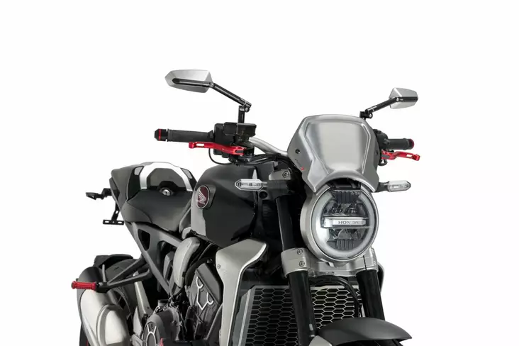 Puig Aluminium Front Plate For Honda Cb1 - Kåpor & Vingar Street - D260530 - 1