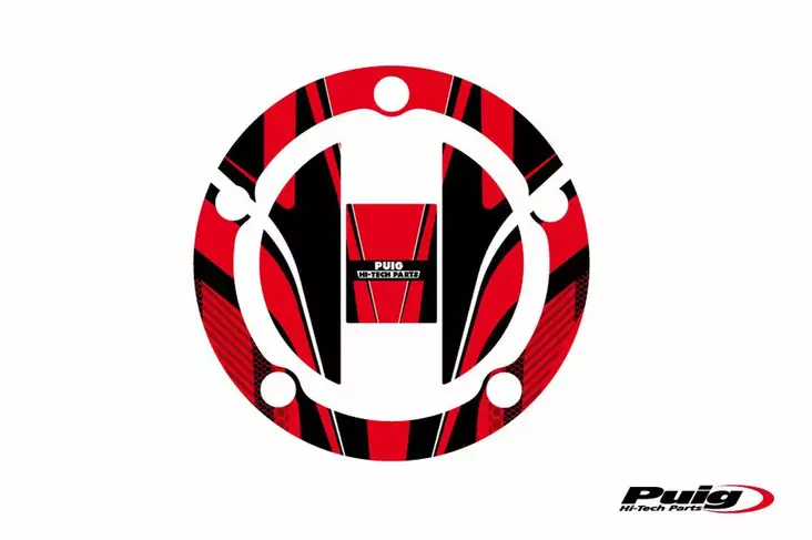 Puig Fuel Cap Cover Radical Suzuki C/Red - Modellspecefika dekaler - D183290 - 1