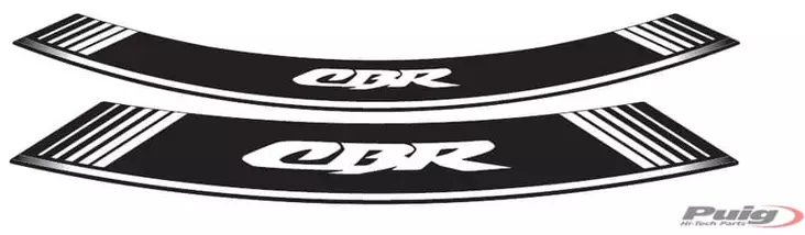 Puig Kit 8 Rim Strips Cbr C/White - Fälgdekaler - D182440 - 1