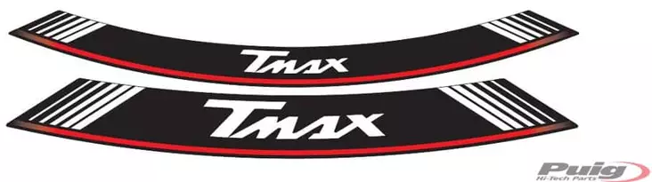 Puig Kit 8 Rim Strips T-Max C/Silver - Fälgdekaler - D182460 - 1