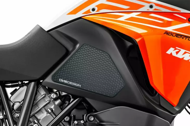 Puig Lateral Tank Pads Ktm C/Black - Tankskydd - D261110 - 1