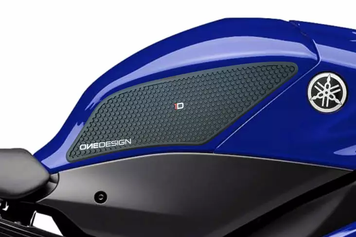 Puig Lateral Tank Pads Yamaha C/Black - Tankskydd - D261140 - 1