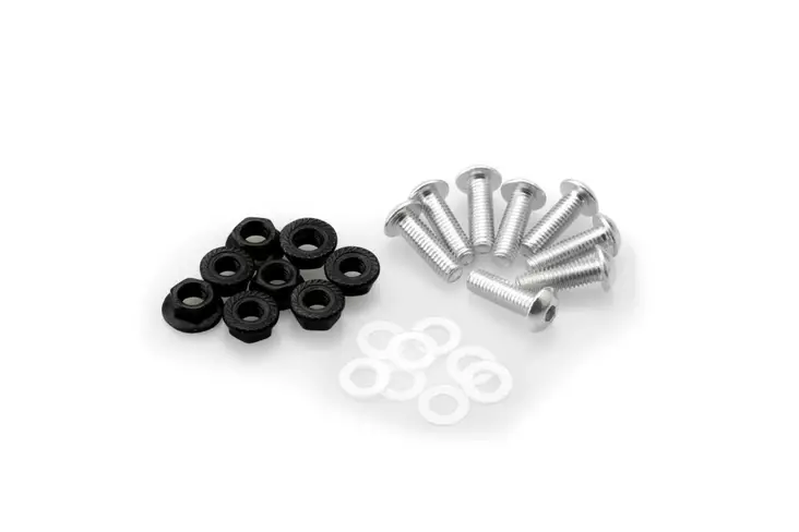 Puig Screw Kit C/Silver - Vindskyddsfästen och delar - D87960 - 1