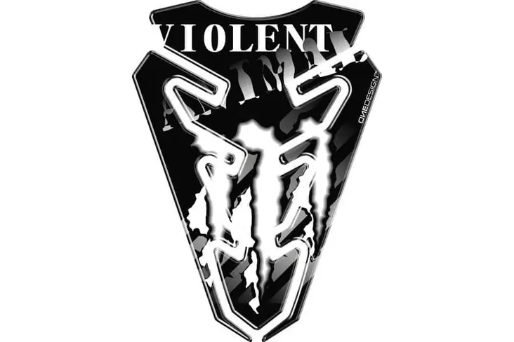 Puig Tankpad Tankskydd Mod.Violent C/Bla - Tankskydd - D182430 - 1