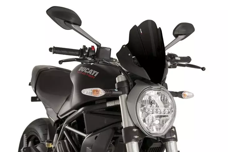 Puig Touring Screen Ducati Monster 1200R - Vindskydd - D185550 - 1