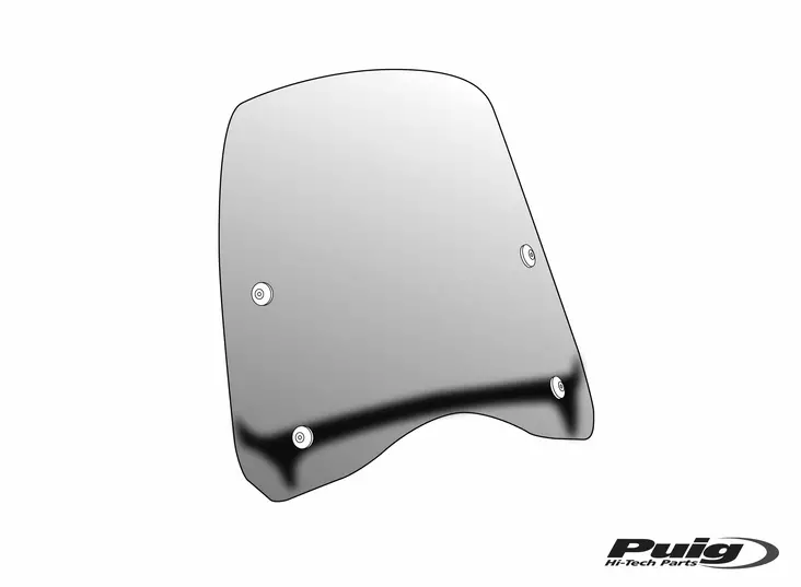 Puig Windshield Clear.T.G.Vespa Zip 50D/ - Vindskydd - D180460 - 1