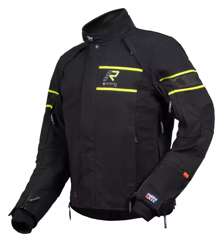 RUKKA RAPTO-R Jacka Svart/Gul - Jackor med membran  - D471770 - 1