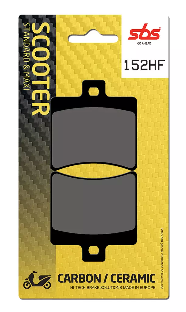 Sbs Bromsklossats Ceramic (747HF) - Bromsbelägg - D106610 - 0