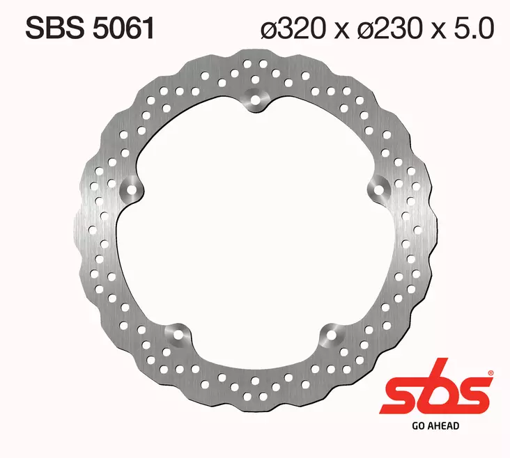 Sbs bromsskiva Standard - Bromsskivor - D131160 - 1