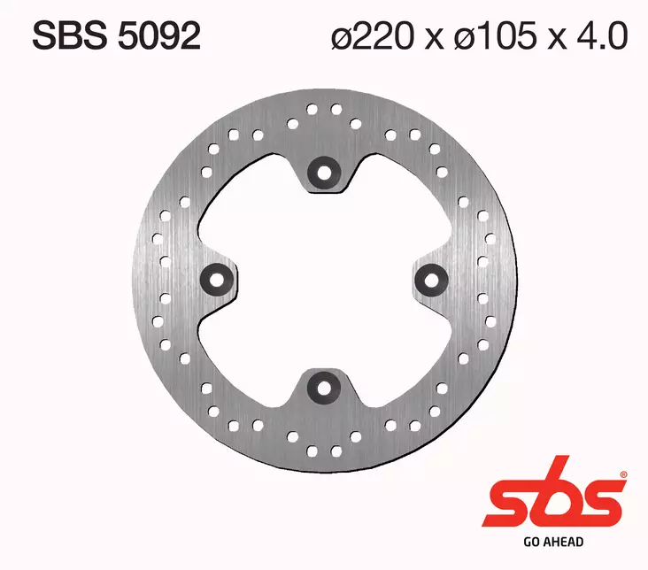 Sbs bromsskiva Standard - Bromsskivor - D131190 - 1