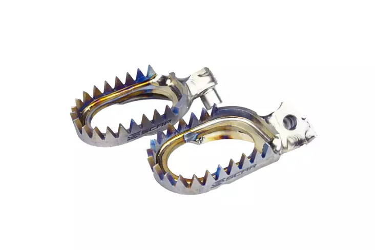 Scar Titanium Footpegs Anti Mud - Yamaha - Fotpinnar - D382700 - 1