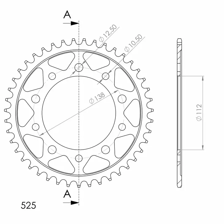 Supersprox Bakdrev Stål 1304.43 - Bakdrev - D6880 - 1