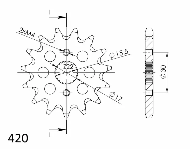 Supersprox / JT Framdrev 1256.15 - Framdrev - D6520 - 0